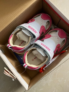 德萨牛皮宝宝机能鞋凉鞋