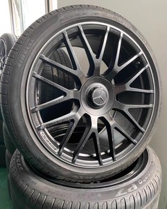 19寸奔驰轮毂c63s轮毂带胎一套  进口奔驰amgc63