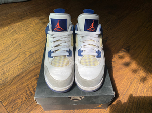 aj4女款白金皇家蓝赛车蓝摩托 鞋帮高度:低帮 品牌:jor