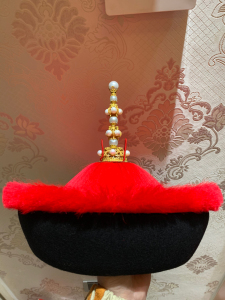 高复制乾隆皇帝冬朝冠,皇帝帽,统一售价4699元,无现货,需