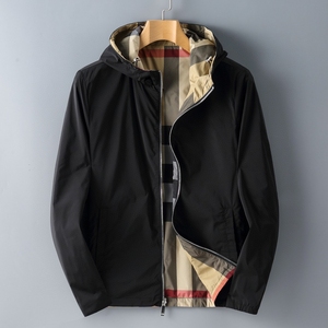 00无拘无求淘宝burberry 两面穿小众红格纹风衣  深圳高端