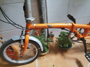 康园kouan折叠自行车 车型是q235 型号是kht660