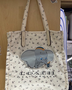 coach的小飞象帆布包,有点久了,当时也是买的二手的,是正