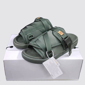 visvim19ss民族风格潮流拖鞋男春夏季户外男士凉拖鞋