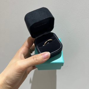 tiffany/蒂芙尼 harmony 排钻戒指 全套 单