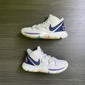 欧文5 笑脸 白蓝 40码,nike篮球鞋,鞋子橙色如图,全