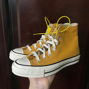 匡威1970s黄高 黄色高帮70s落叶黄高帮全新原盒1620