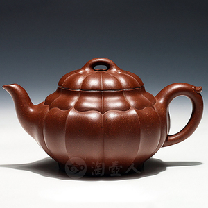 [筋纹]国工钱张荣全手灵曦(691505)底槽清360cc范伟群弟子紫砂壶