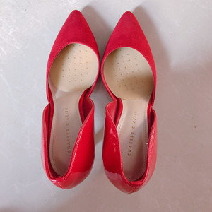 小ck婚鞋 女鞋 结婚鞋 订婚鞋 高跟鞋 细跟红色