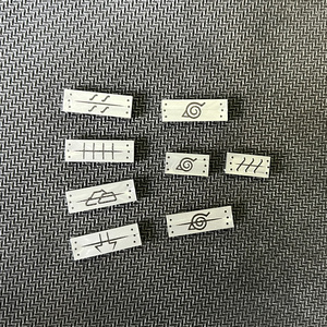 loz mini火影忍者护额印刷件 漩涡标志印刷件 晓组织护