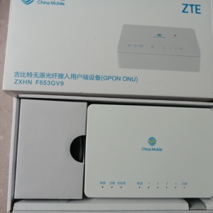 陕西移动宽带千兆光猫,中兴f653gv9,陕西中国移动千兆光