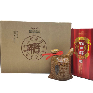 2010年江口醇八年陈酿52度浓香型白酒500ml*6瓶整箱纯粮酿造老酒