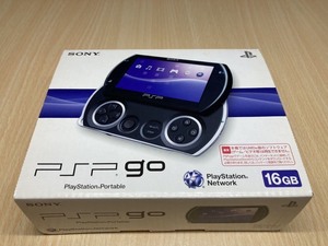 索尼PSPgo游戏机PSPN1000PB黑色海外进口件箱说全