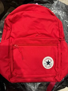 【全新匡威】红色双肩背包电脑包书包潮流旅行包无气垫