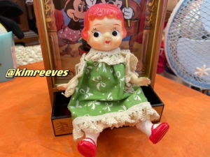 瑕疵特价 平井赛璐璐女孩 日本昭和复古玩具古董娃娃