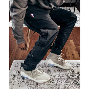 fog nba 三方联名侧边拉链复古运动裤排扣裤