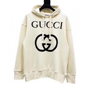 gucci古驰logo字母印花连帽卫衣男女同款宽松休闲百搭情