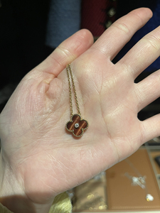 vca 项链 vca 梵克雅宝 牛眼石  17年圣诞限量款