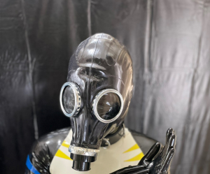 60平民总店淘宝赛博朋克面罩发光护目镜防毒面具cos科幻机械能bad