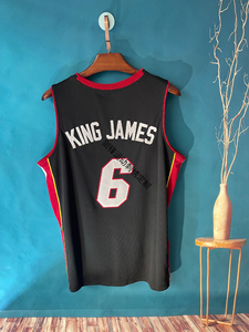 詹姆斯绰号版球衣6号 king james 刺绣版 篮球服d_阿里巴巴找货神器