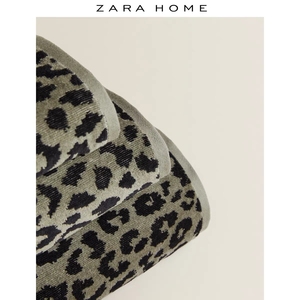 zara home 豹纹浴巾 提花毛巾洗澡巾浴巾面巾浴室洗脸