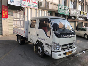 17年福田时代双排小卡之星2,柴油,轻型仓栅式货车,车况精