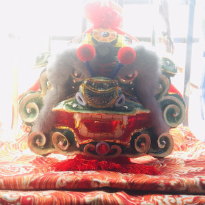 汕尾海陆丰虎狮麒麟 虎狮头工艺品装饰物摆件 麒麟头 虎狮纯手