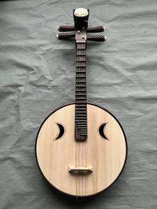 鸡翅木中阮,20多年师傅匠心制作,月牙音孔.专门定制,市场价