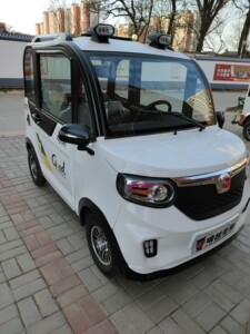 北京马驹桥自取基本全新澳玛电动四轮老年代步车接娃专车,两门四