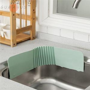洗手池防溅水挡板洗菜盆隔水板厨房水槽台面边缘挡水条硅胶挡水板