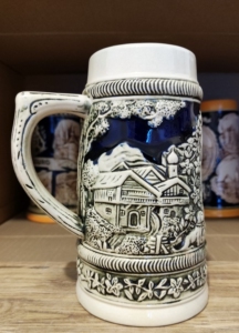 《包邮》全新德国啤酒杯 手工陶瓷 教士范佳乐艾丁格柏龙慕尼黑