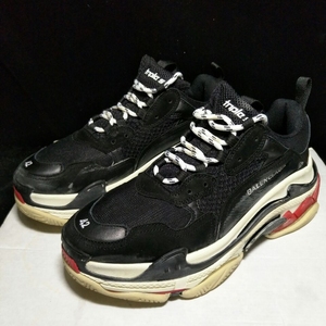 正品balenciaga 巴黎世家 黑白增高老爹鞋 复古运动鞋 休闲男女鞋