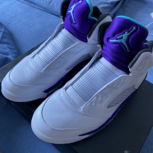 aj5白紫葡萄 新鲜王子40.5码 上脚个位数 成色完美