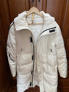 【九九新】gxg 羽绒服 gxgjeans 白色 百事可乐联