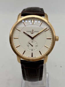 95新雅典手表男18k玫瑰金手动机械腕表