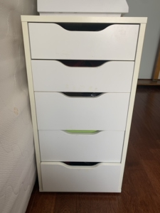 宜家alex阿莱斯抽屉柜五层