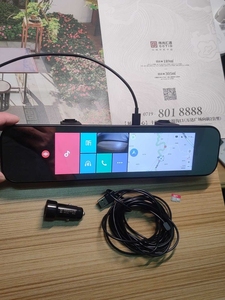 小米70迈智能后视镜行车记录仪m1,32g内存卡,8.8寸屏