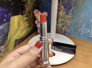 正品#迪奥#dior魅惑釉唇膏黑管漆光口红#740枫叶红