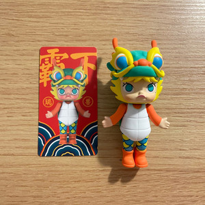 泡泡玛特popmart molly宫廷瑞兽系列霸下