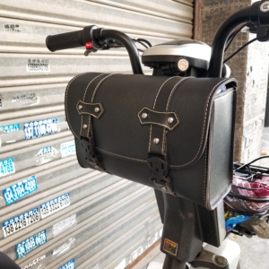 摩托车包九号小牛u b uqi m m2电动车改装复古侧边箱