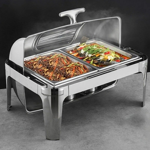 【出租】布菲炉自助餐炉,带电加热盘,有长方形和圆形.长方形炉