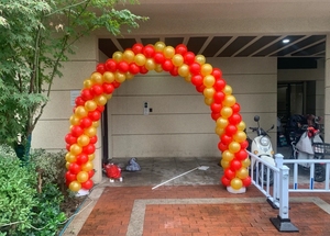 气球开业拱门，结婚婚庆拱门，生日布置拱门桂林市上门安装
