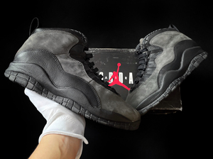 aj10 shadow 影子 黑红