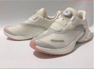 安踏女鞋跑鞋虫洞科技自动系鞋带跑鞋