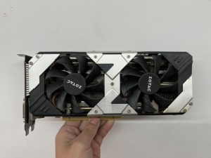 索泰1060 3g显卡,能点亮,开一会儿会黑屏,维修过,芯片