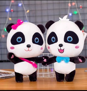 baby bus/宝宝巴士玩具奇奇妙妙毛绒公仔可爱熊猫玩偶一