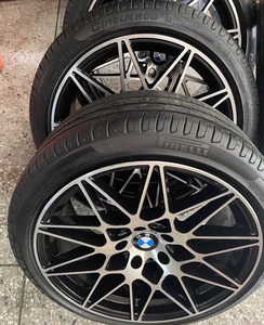 18寸  19寸宝马m4鸟巢轮毂带胎一套,轮毂99新 落地2