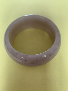 佘太翠大佘太雪花紫玉手镯