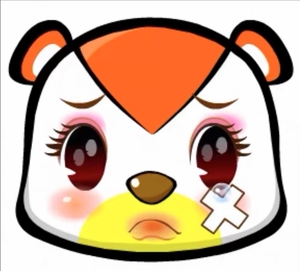 出奥比岛大眼ok绷套餐表情熊装