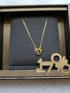 周大福 17916一鹿有你系列 鹿头黄金项链. 全新专柜正品